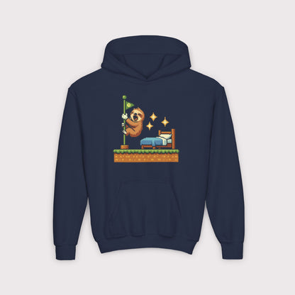 Level Complete Nap Time Kids Hoodie