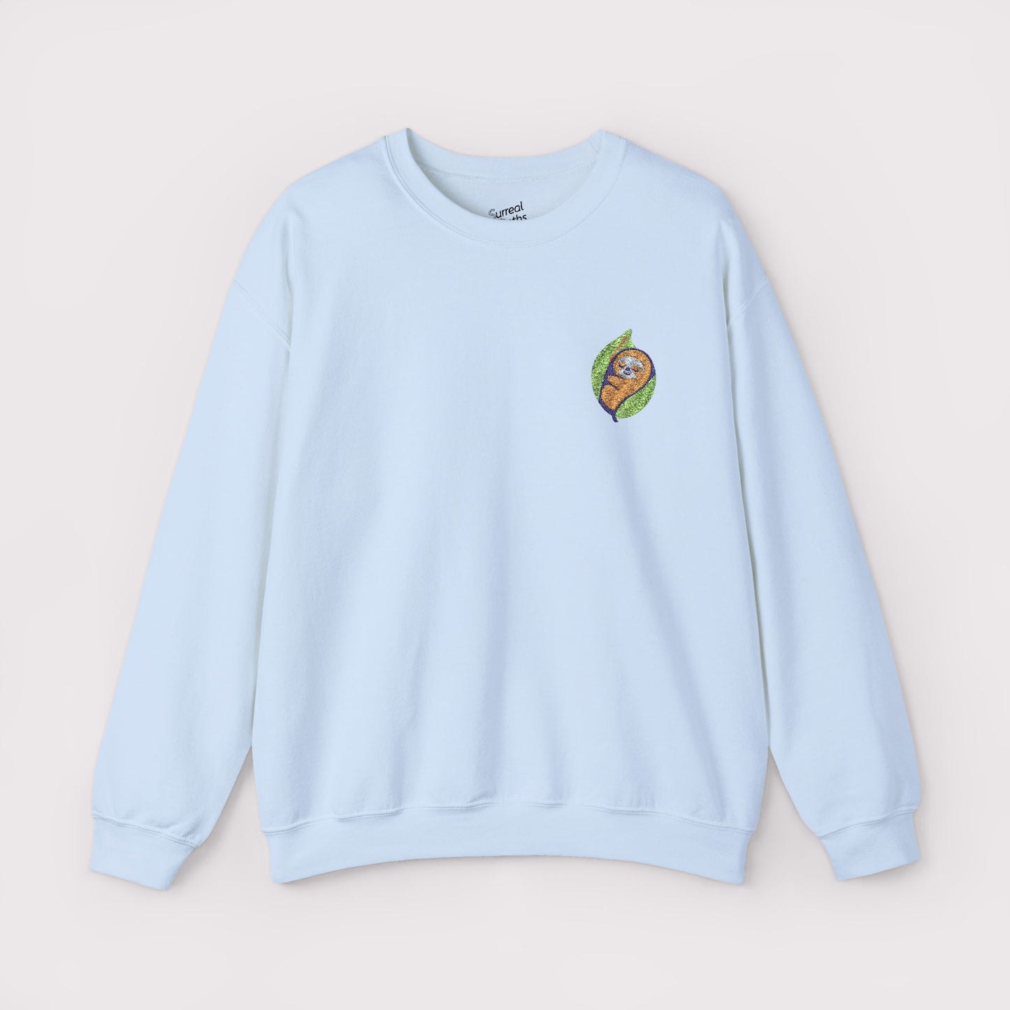 Leaf Me Alone Embroidered Crewneck