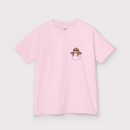 Pocket Cool Sloth Kids T-Shirt