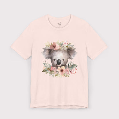 Floral Crown Koala - Jersey Tee