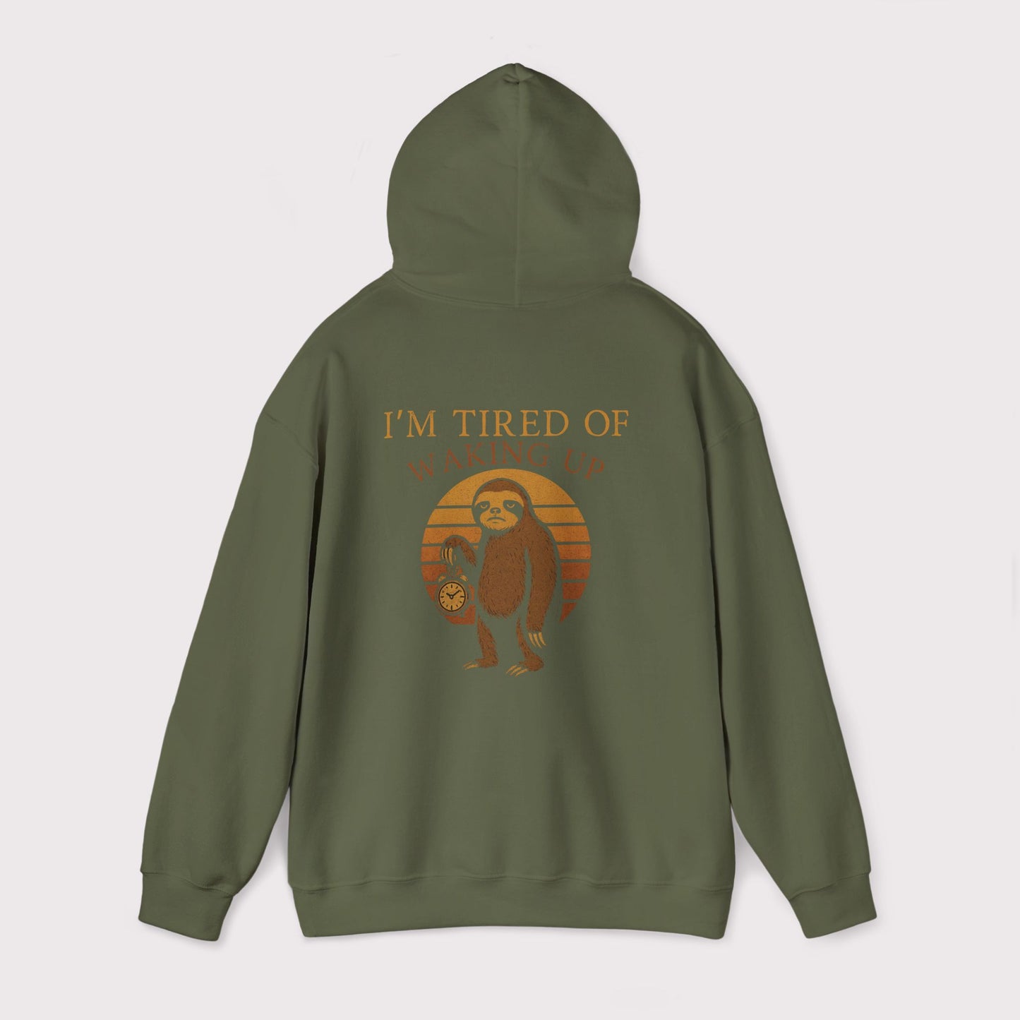 Tired of Waking Up Sloth Hoodie