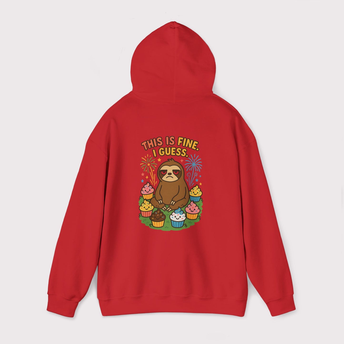 This Is Fine Sloth Hoodie
