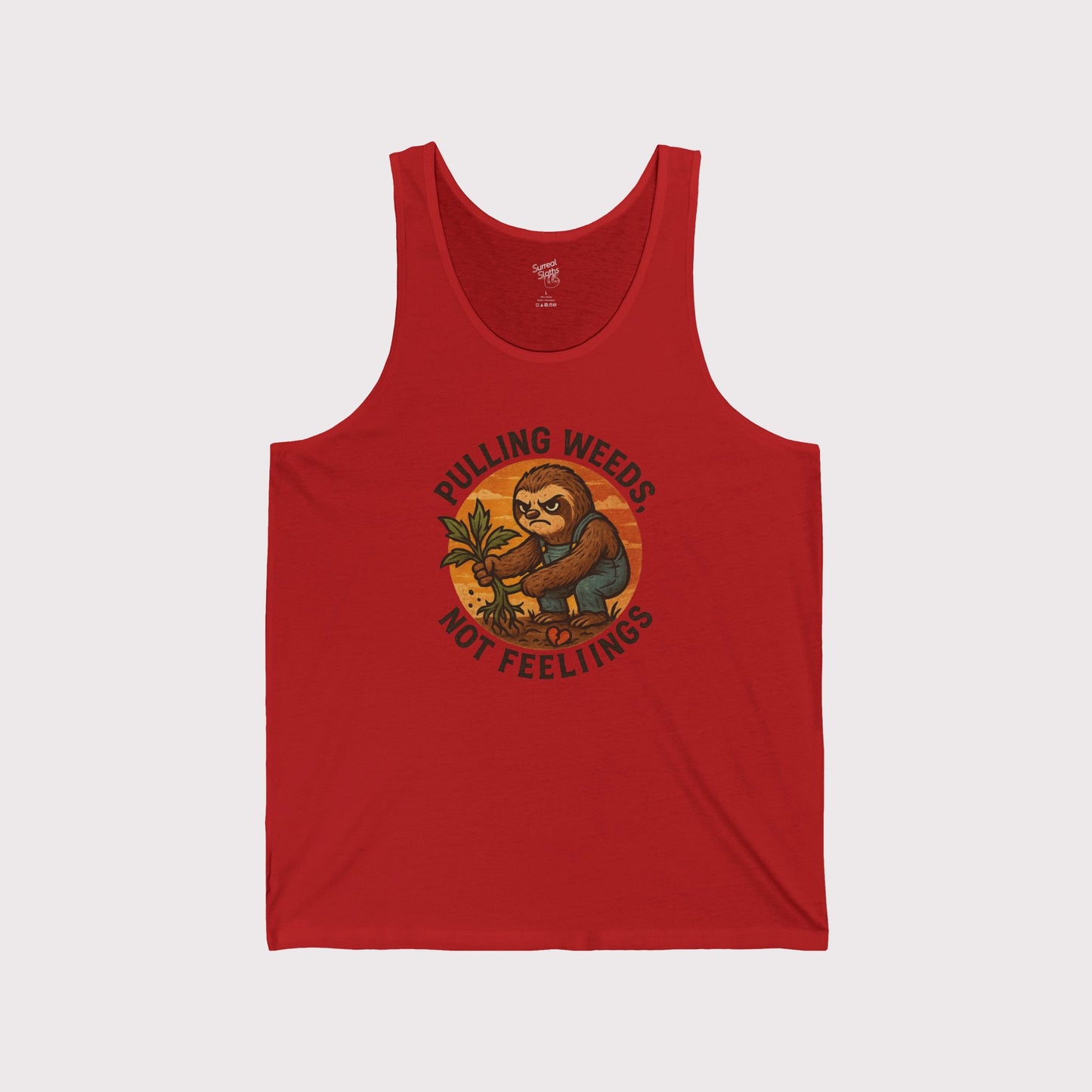 Pulling Weeds, Not Feelings Tank Top