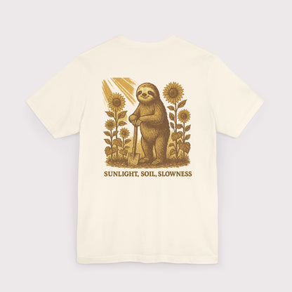 Sunlight, Soil, Slowness T-Shirt