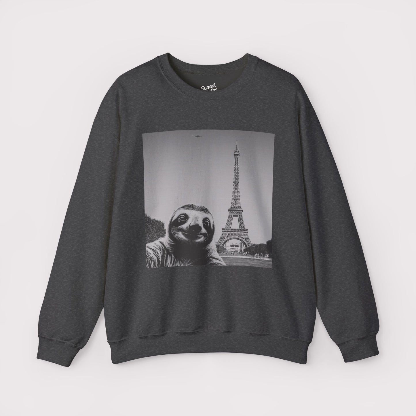 Sloth Selfie Eiffel Tower - Crewneck