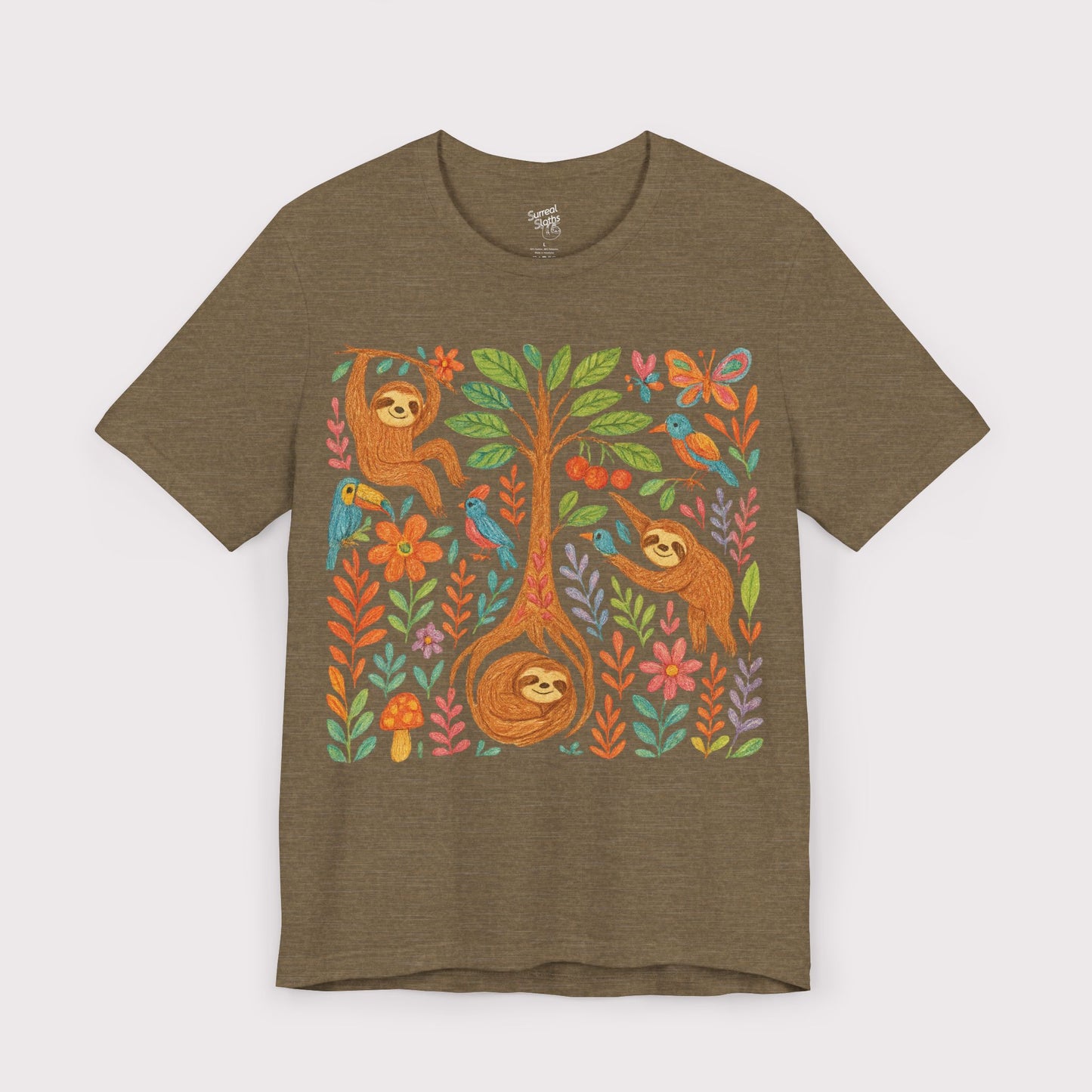 Jungle Joy Sloth T-Shirt