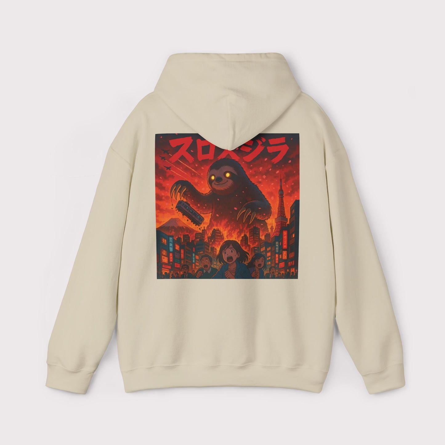 Slothzilla Anime Hoodie