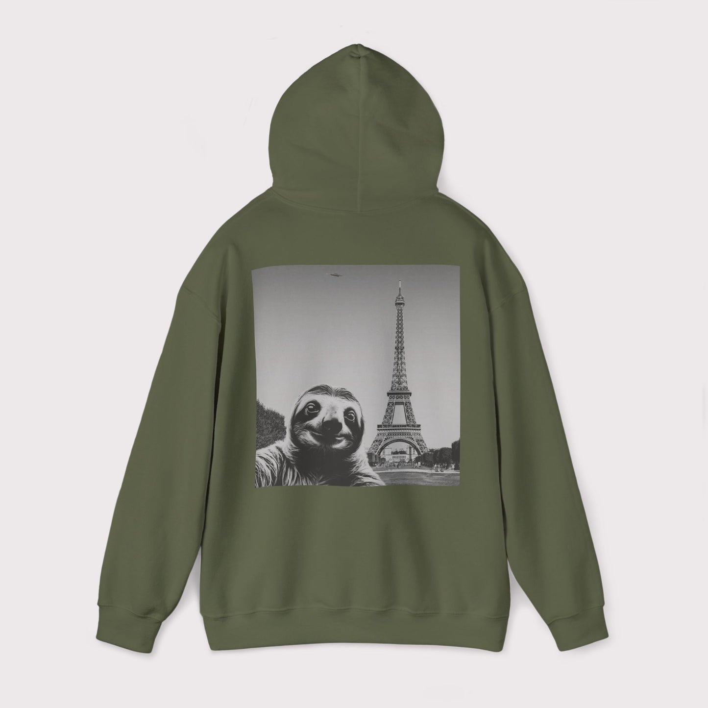 Sloth Selfie Eiffel Tower - Hoodie