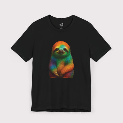 Rainbow Vibes Sloth T-Shirt