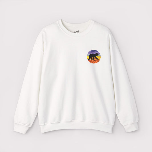 Sunset Crest Sloth Crewneck