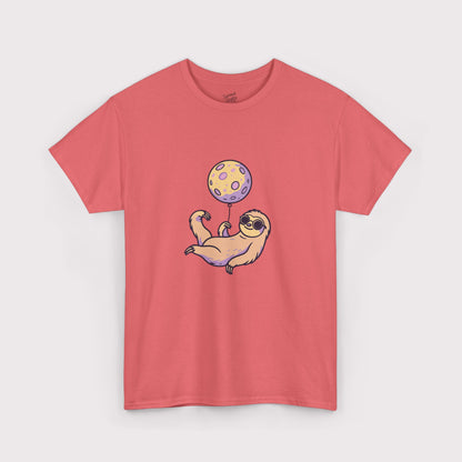 Purple Moon Balloon Sloth T-Shirt