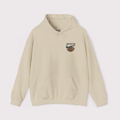 Just Do Less Embroidered Hoodie – Green Swoosh Edition