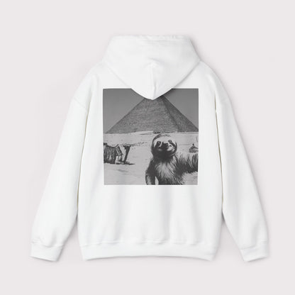 Sloth Selfie Pyramids of Egypt - Hoodie