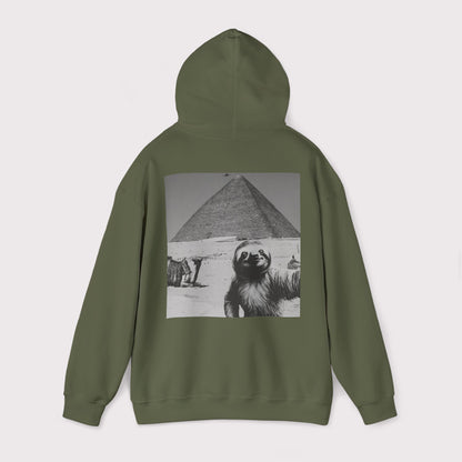 Sloth Selfie Pyramids of Egypt - Hoodie