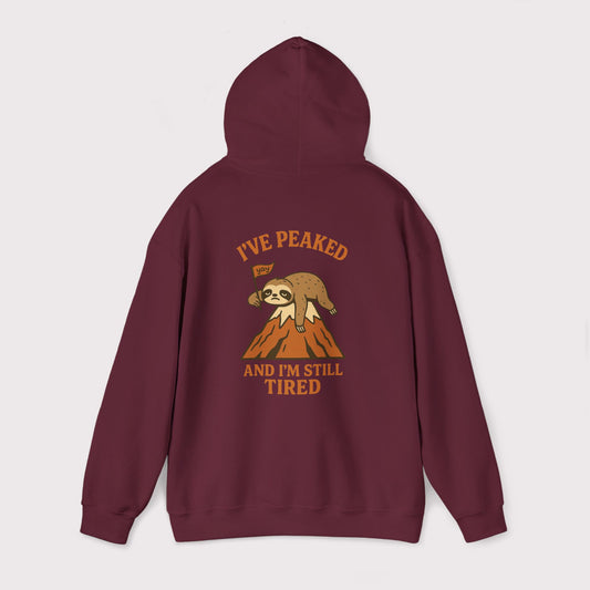 I've Peaked Sloth Hoodie