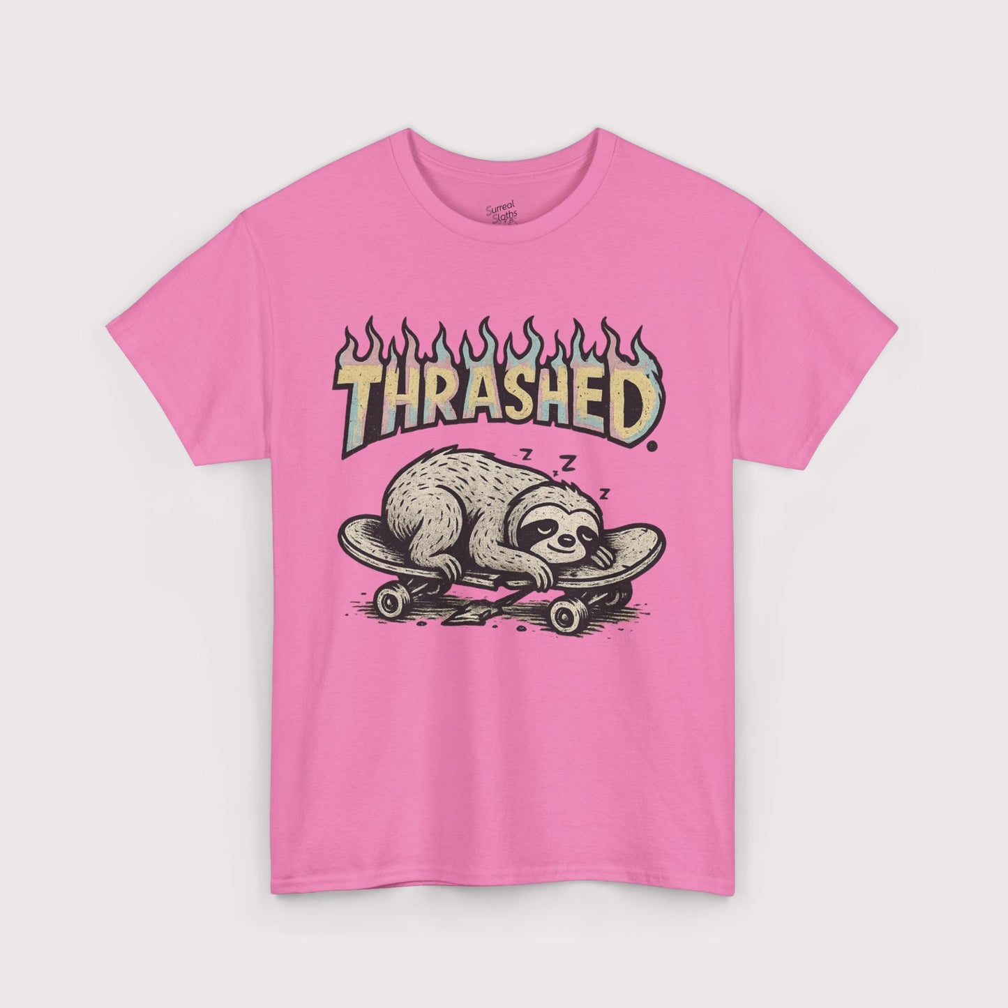 Thrashed Rainbow Flame T-Shirt