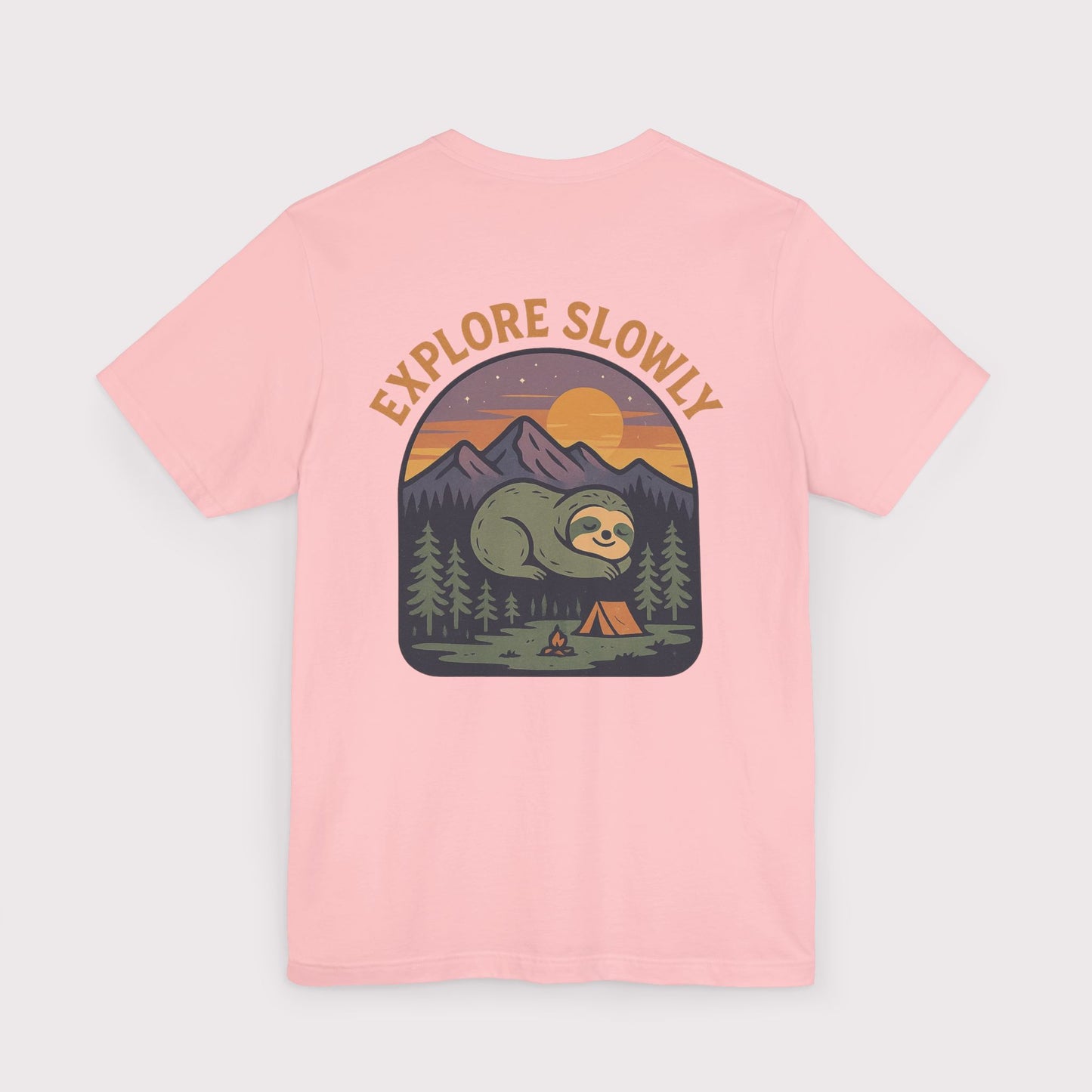 Explore Slowly Sloth T-Shirt