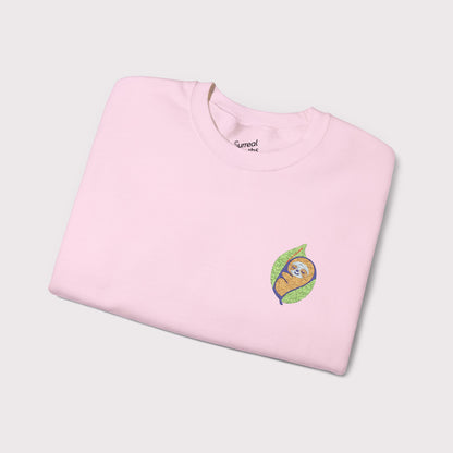 Leaf Me Alone Embroidered Crewneck