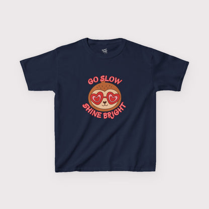 “Go Slow and Shine Bright” Kids Tee