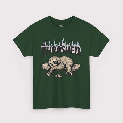 Thrashed Flame Outline T-Shirt