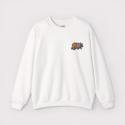 Chill on a Limb Embroidered Crewneck