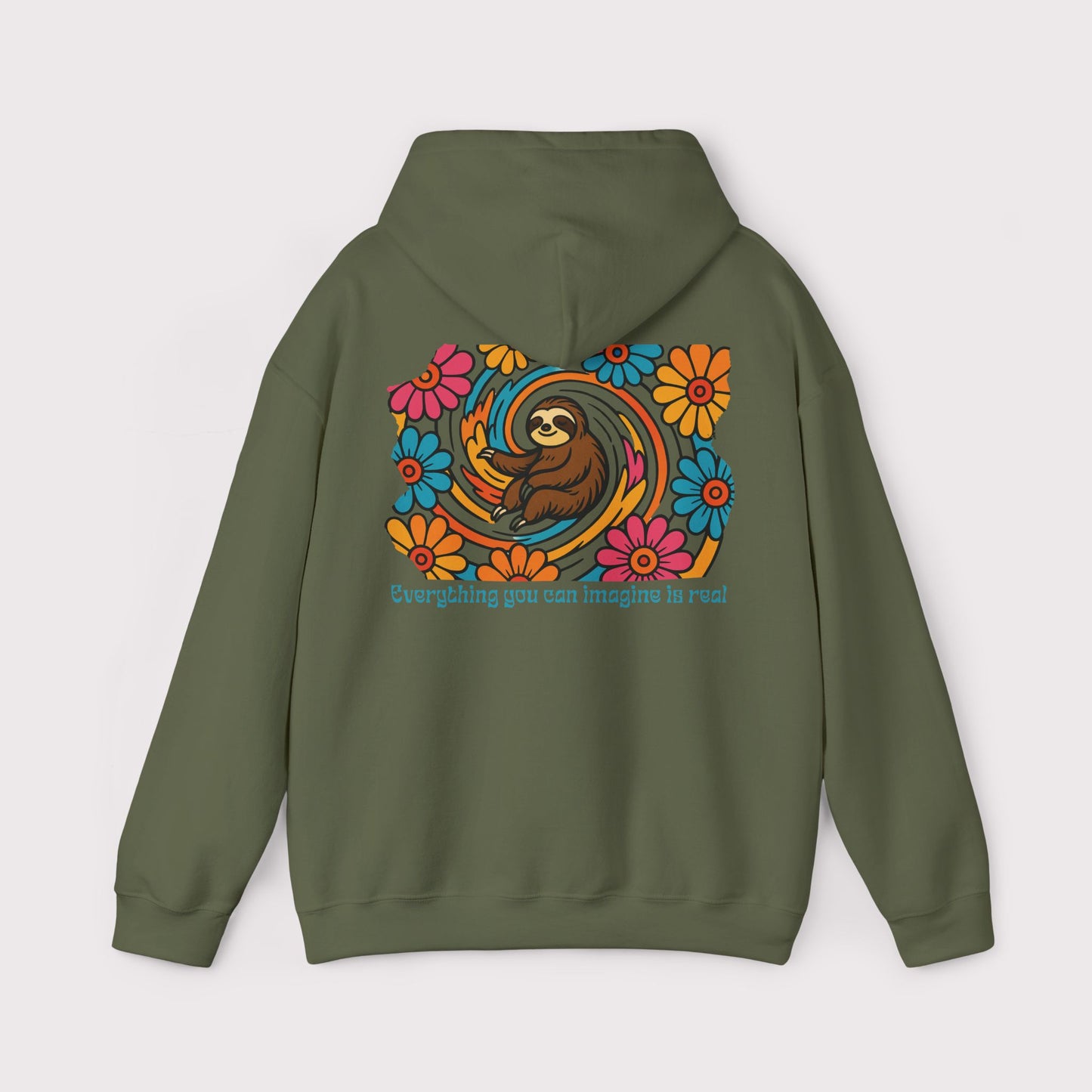 Imagine Sloth Hoodie