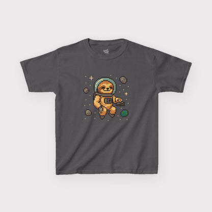 Pixel Space Sloth Kids T-Shirt