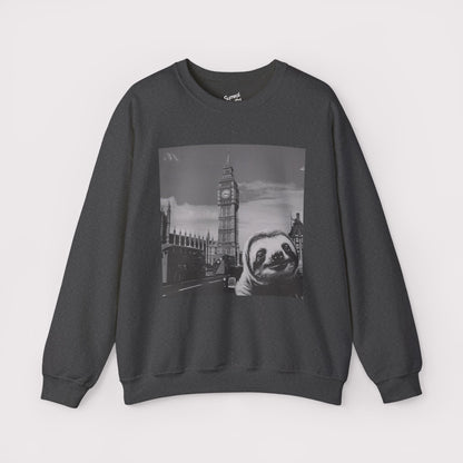 Sloth Selfie Big Ben - Crewneck