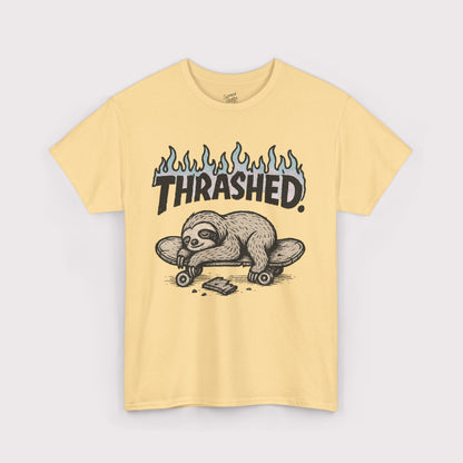 Thrashed Flame Outline T-Shirt