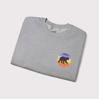 Sunset Crest Sloth Crewneck