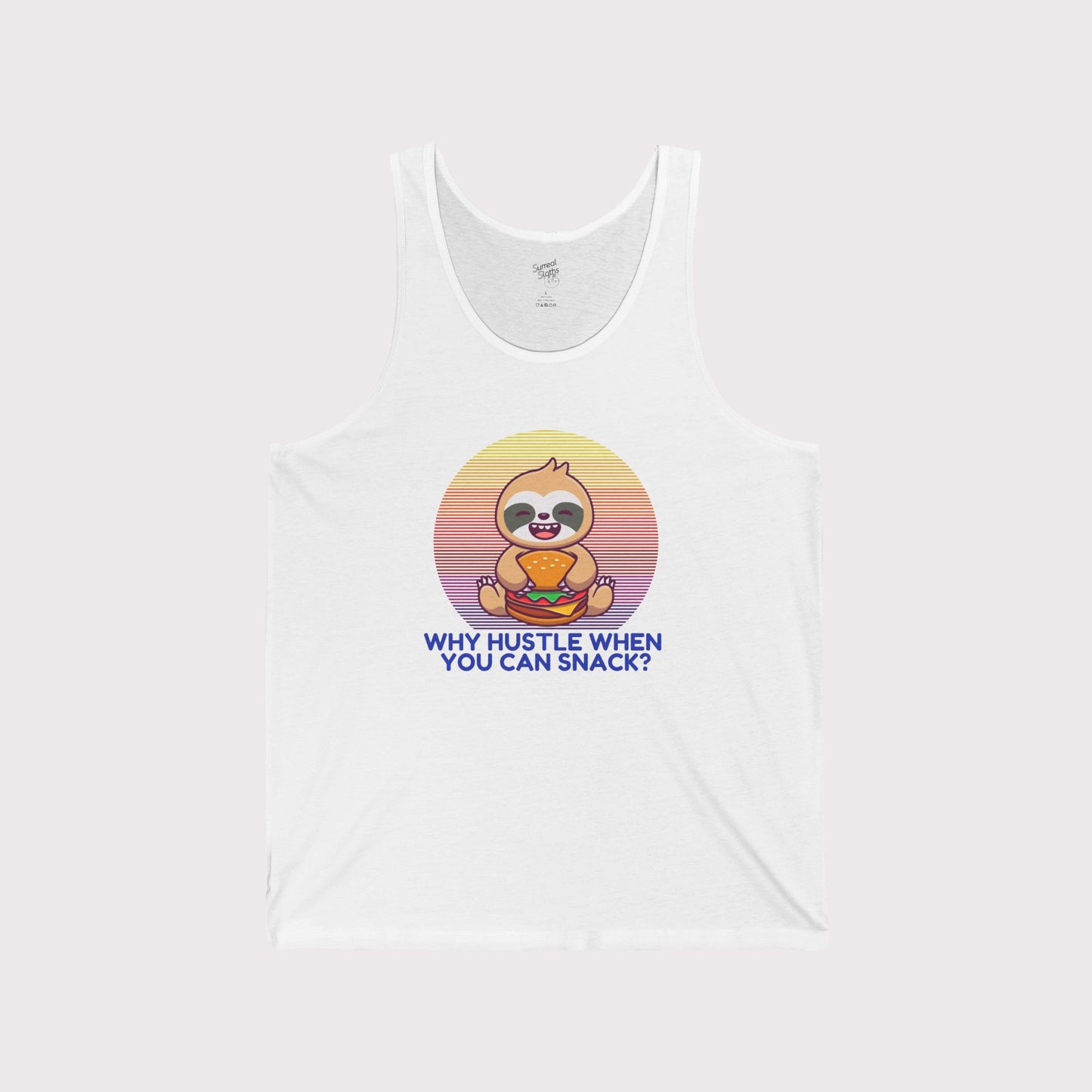 Why Hustle? When You Can Snack - Jersey Tank