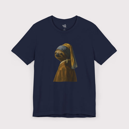 Sloth With An Earring - Jersey Tee