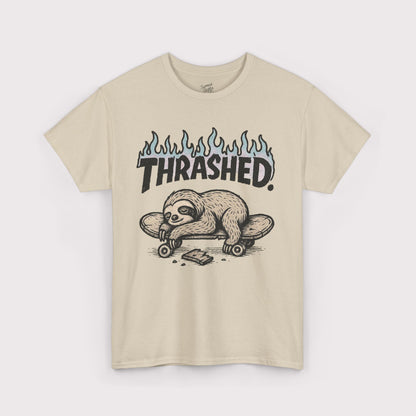 Thrashed Flame Outline T-Shirt