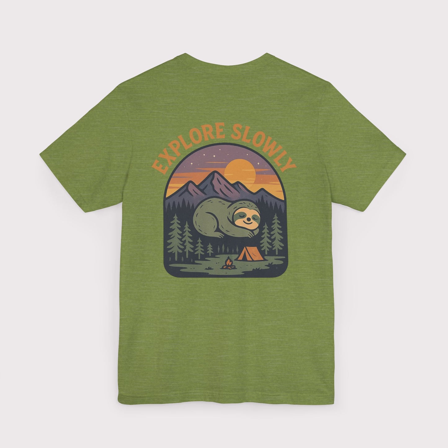 Explore Slowly Sloth T-Shirt