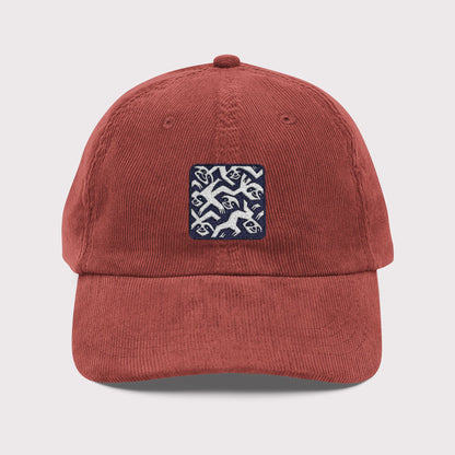 Tessellated Sloths Corduroy Hat