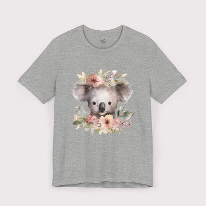 Floral Crown Koala - Jersey Tee
