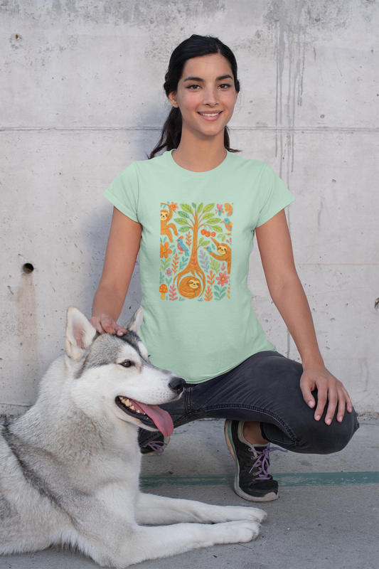 Jungle Joy Sloth T-Shirt