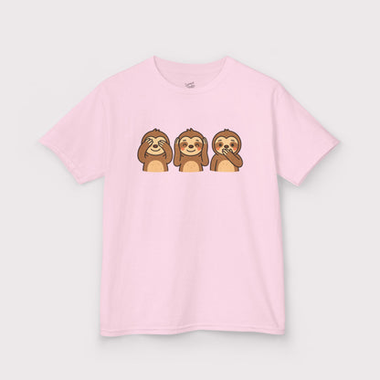 No Evil Sloths Kids T-Shirt