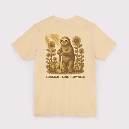 Sunlight, Soil, Slowness T-Shirt