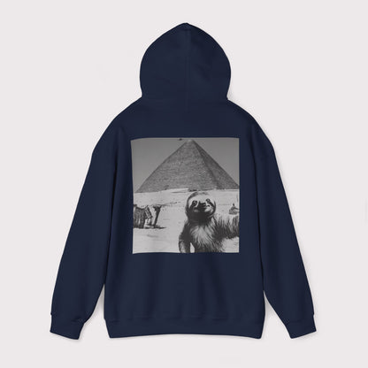 Sloth Selfie Pyramids of Egypt - Hoodie