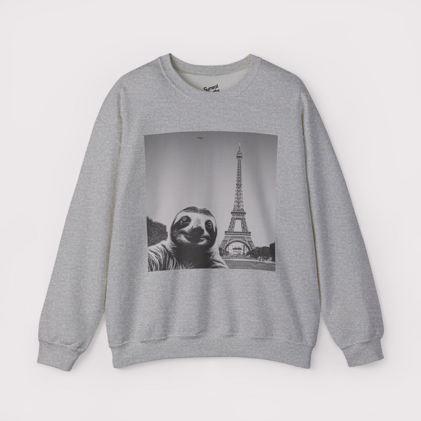 Sloth Selfie Eiffel Tower - Crewneck