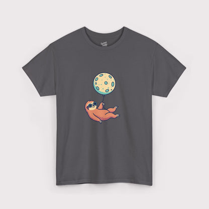 Teal Moon Balloon Sloth T-Shirt