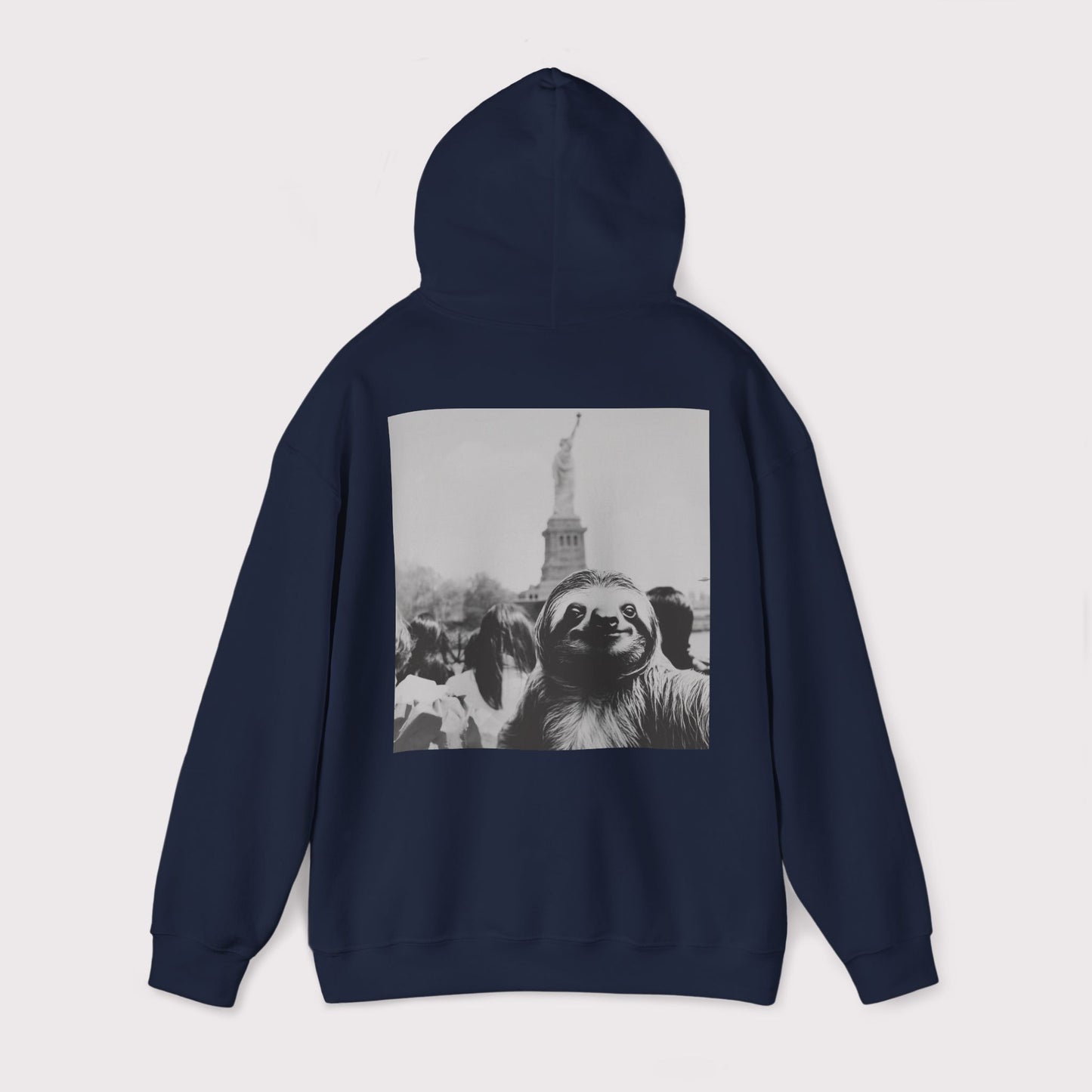 Sloth Selfie Statue of Liberty - Hoodie