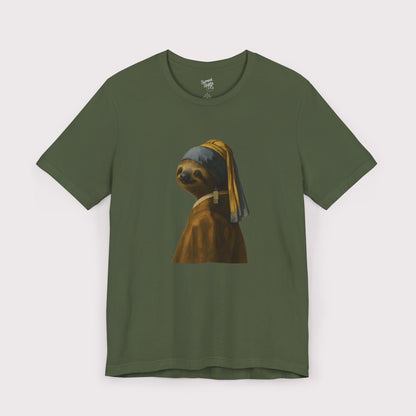 Sloth With An Earring - Jersey Tee