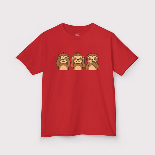 No Evil Sloths Kids T-Shirt