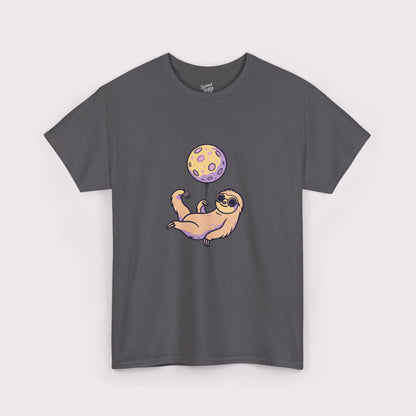 Purple Moon Balloon Sloth T-Shirt