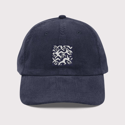 Tessellated Sloths Corduroy Hat