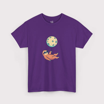 Teal Moon Balloon Sloth T-Shirt
