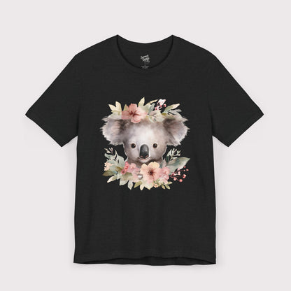 Floral Crown Koala - Jersey Tee