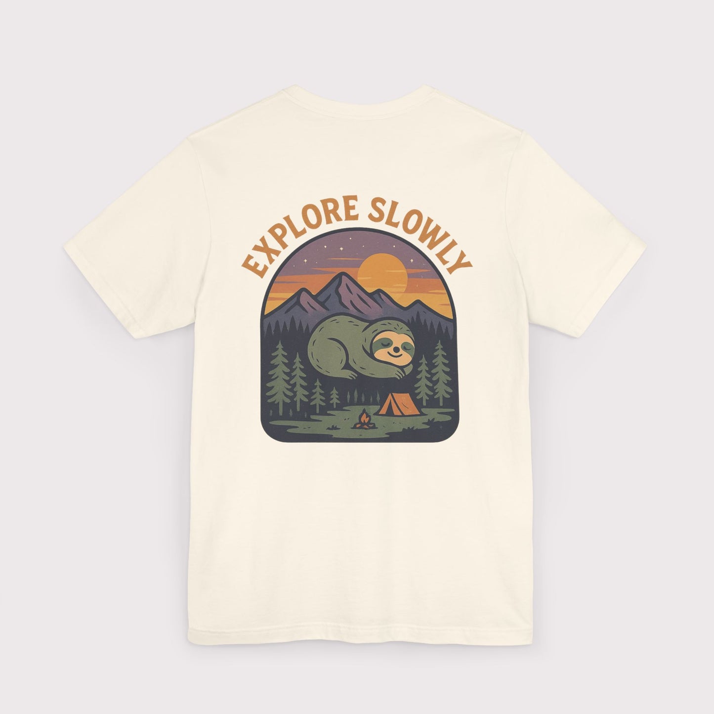 Explore Slowly Sloth T-Shirt